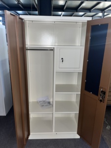 Factory Directly <strong>Sale</strong> Home Furniture Customized-Service <strong>Mirror</strong> Metal Almirah Steel <strong>Wardrobe</strong> with Lightning Lock - Product Image 3