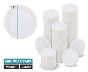 Manufacturer Customized Round White <b>Bar</b> Soap 20g 25g Travel Mini Hotel Disposable ISO9001 Certified <b>Portable</b> - Product Image 2