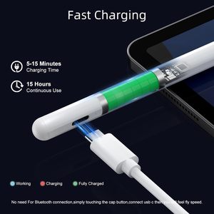 ปากกาสไตลัสแบบตอบสนองรวดเร็วสำหรับ iPad รุ่นที่ 10 และ 11 ชาร์จผ่านพอร์ต Type-C พร้อมฟังก์ชันป้องกันการสัมผัสโดยฝ่ามือ - Product Image 5