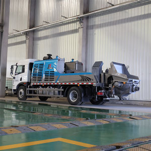 Nueva Máquina de Transporte de Concreto JIUHE de China, Bomba de Línea de Concreto Montada en Camión HBC100 en Venta - Product Image 6
