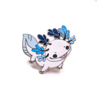 Épingle en métal de dessin animé personnalisé émail épingle personnalisée groupe de rock insignes émail avec badge de support