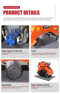 प्रमाणित मिनी खुदाई अटैचमेंट 4-30 टी रोड वाइब्रेटिंग प्लेट हाइड्रोलिक कंक्टर - Product Image 3