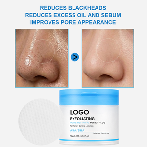Almohadillas Tónicas de Doble Acción OEM/ODM con Resultados Visibles en 2 Semanas, Eliminan Poros, Exfoliantes con AHA y BHA, Minimizador de Poros, Cuidado de la Piel Coreano - Product Image 2