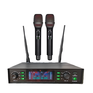 Chuyên Nghiệp Uhf <span class=keywords><strong>2</strong></span> Kênh Cầm Tay Không Dây Microphone Hệ Thống Loại C Điện Hỗ Trợ Mic Đèn LED XLR Cho Phát Trực Tiếp <span class=keywords><strong>Mk</strong></span>-201 - Product Image 1