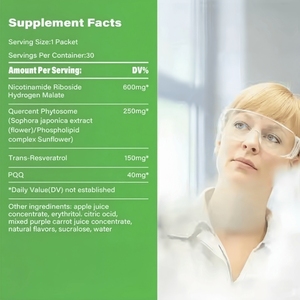 Kunden spezifische Ergänzung 1000mg pro Portion 60 Portionen Glutenfreie vegane Hautpflege ohne Quercitin NAD <span class=keywords><strong>Plus</strong></span> Pulver für die Gesundheit - Product Image 2