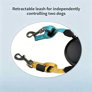 Correa <span class=keywords><strong>de</strong></span> Alta Calidad para <span class=keywords><strong>Perros</strong></span>, Personalizada, <span class=keywords><strong>de</strong></span> Plástico, Ajustable, <span class=keywords><strong>de</strong></span> Doble Cabezal, Retráctil Automática, con Luz LED - Product Image 3