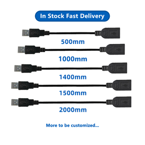 4-Core USB Male to Female Cable Charging Data 24+28 AWG 2M Transfer I1-4-7 200cm I1-4-7 I1-4-7 200cm I1-4-7 I1-4-7 - Product Image 4