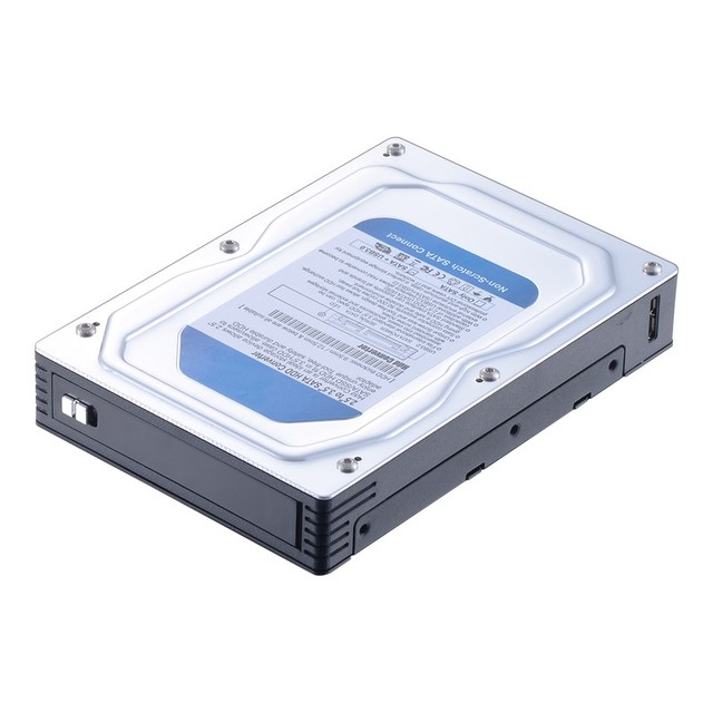 Hot Sale Unestech ST5510U 2.5 Inch Floppy Bay Hard Drive Case with USB Support Hot-Swap Compatible with 3.5 Inch Brackets