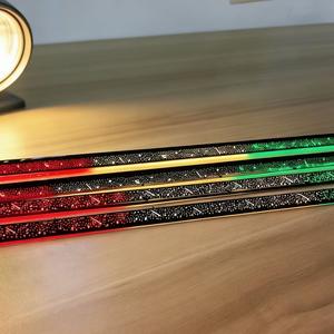 Lumière ambiante cascade ciel étoilé, ensemble de 4 pièces, 2x50cm, 2x60cm, lampe de décoration intérieure de voiture - Product Image 6