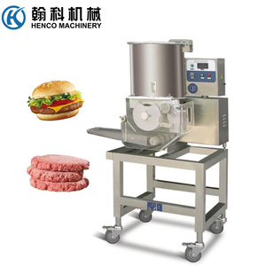 Machine de moulage de hamburger semi-automatique Ligne de production de côtelettes de viande de pépite de poulet de grande capacité avec pompe incluse - Product Image 1