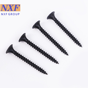 NXF Uns G10650 AISI 1065 Carbon Steel Flat Head <strong>Wood</strong> <strong>Screws</strong> Black Zinc Metric System Class 8.8/10.9/12.9 Length 5-35mm - Product Image 2