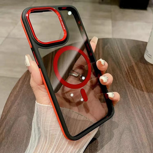 <span class=keywords><strong>Funda</strong></span> Magnética Transparente de Lujo para iPhone 16 Pro Max, 17 Air, 15, 14 Plus, 13, <span class=keywords><strong>12</strong></span> <span class=keywords><strong>Mini</strong></span>, 11 Pro Max - Product Image 3