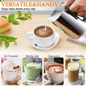 Accessoires pour barista, outils, mousseur à <span class=keywords><strong>lait</strong></span> électrique rechargeable par USB, mousseur à <span class=keywords><strong>lait</strong></span> portable pour faire des moussements <span class=keywords><strong>de</strong></span> crème, pour le café - Product Image 4