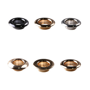 Metal Eyelets Round Brass Mirror Electroplating Durable Garment Hardware - Product Image 1