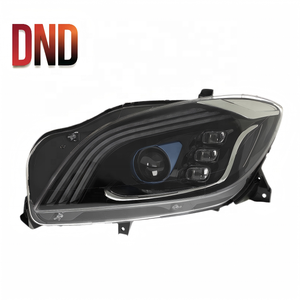 ชุดไฟหน้า Mercedes-Benz ML ปี 2012-2015 รุ่น W166 อัพเกรดสไตล์ Maybach แบบ LED โปรเจคเตอร์ พร้อมไฟวิ่งกลางวันแบบ LED และไฟเลี้ยวแบบ LED - Product Image 6