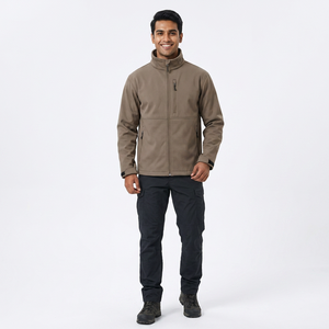 Nouvelle veste softshell tendance pour homme, hiver, respirante, imperméable, chaude, vêtements d'extérieur, tissage non tissé, vestes unisexes - Product Image 1