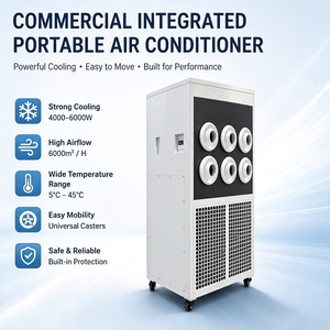 Climatiseur Commercial Portable 4000-6000W, Refroidisseur Industriel à 6 Sorties, 380V Triphasé, Usage Intensif, R-410A Écologique - Product Image 4