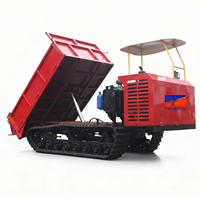 500kg Mini-Raupendumper, Selbstladender Hydraulischer Kettendumper für Kleine Obstgarten-Aufgaben