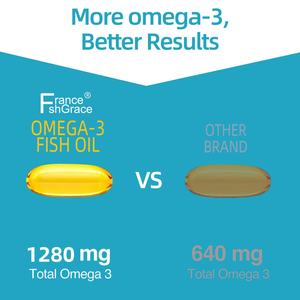 Extraits d'huile de poisson oméga de haute qualité pour soutenir la santé cardiaque, cérébrale et immunitaire, 90 gélules pour femmes et hommes, complément oméga - Product Image 4