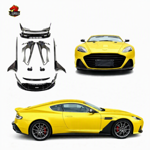 Kit carrosserie complet pour Aston DB9 au style DBS, en fibre de carbone, comprenant pare-chocs avant et arrière, jupes latérales et ailes, pour la transformation de l'ancien modèle en nouveau. - Product Image 1