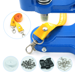 1000 pièces Kit de fixation de <span class=keywords><strong>pince</strong></span> à œillets-Dispositif de presse manuelle portable pour la fabrication de lanière en <span class=keywords><strong>tissu</strong></span> et de poignée de sac - Product Image 6