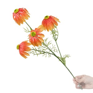 ดอกเดซี่ประดิษฐ์ PVC สีขาว ชมพู ส้ม ฟ้า ม่วง สำหรับจัดดอกไม้ตกแต่งงานแต่งงานและงานอื่นๆ - Product Image 5