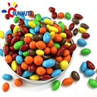 Chocolats Sunny Drops fabriqués en Chine, chocolat solide enrobé de graines de tournesol, délicieuses noix enrobées de chocolat, bonbons au chocolat