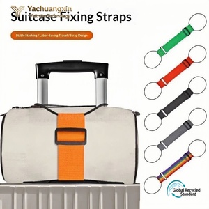 <b>Adjustable</b> Webbing <b>Strap</b> with Metal Rings for Bag Accessories Black 3-Pack - Product Image 4
