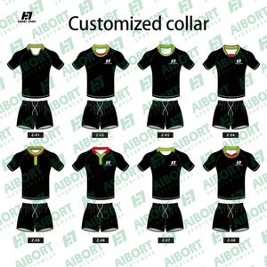 Aolan Irlanda Rugby personalizado sublimación uniformes verde blanco jerseys y pantalones cortos OEM suministro de fábrica estilo deportivo - Product Image 5