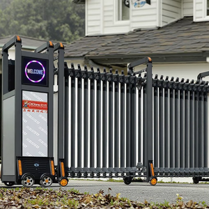 Khí công tự động có thể thu vào cổng đóng mở an toàn cảm biến cổng cho biệt thự khách sạn trường học & nhà máy sử dụng sản phẩm của nhà sản xuất - Product Image 4