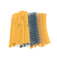 0.25W 30 Jenis 1/4W Resistansi 1% Resistor Film Logam Kit Aneka Ragam Masing-masing 20 Total 600 Buah 47/220ohm/1K/10K/47K/68K/100K/220K/1M G27