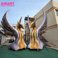 Modèle gonflable de phénix pour la décoration d'expositions d'art |   Peluche gonflable personnalisée en forme d'oiseau phénix pour les événements festifs