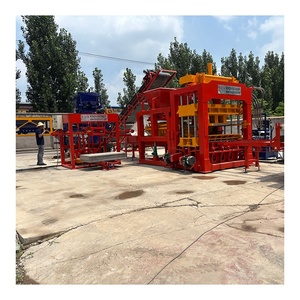 QT15-15 hoàn toàn tự động bê tông xi măng <span class=keywords><strong>holow</strong></span> khối briks Máy làm algeria máy động cơ diesel gạch làm máy móc - Product Image 1