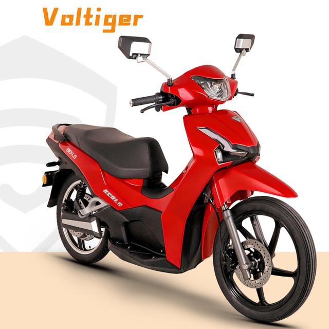 Voltiger New 3000W 72V45AH Electric Scooter with Vintage Style 75km/h Max Speed Lithium Disc Brake Street E-bike
