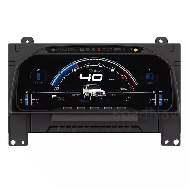 12.3 Inch Digital Cluster for Toyota LC 70 71 76 78 2007-2024 Car Dashboard Instrument Panel Speed Meter LCD Multimedia Player