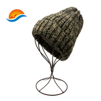 Bonnet chaud et anti-froid unisexe en tricot jacquard 100 % acrylique pour le ski, collection automne-hiver 2026