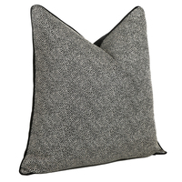 Dot Jacquard Luxury Nordic European Throw Pillow Covers Oreillers décoratifs pour canapé Home Decor Housses de coussin de haute qualité 18x18