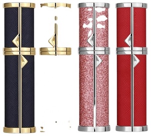 Nouvelle conception, vente chaude, flacon pulvérisateur rechargeable personnalisé de 10 ml, atomiseur de parfum en cuir - Product Image 4