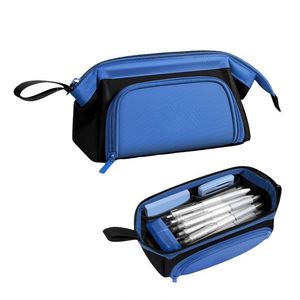 Premium Large Capacity Multi Compartment Zipper Pencil Case <b>School</b> Office Stationery Organizer Pouch <b>Bag</b> with Custom Logo - Product Image 2