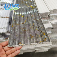 Panel Dinding PVC WPC Beralur Motif Kayu Dekoratif Interior Pelapis Dinding TV Kamar Tidur Ruang Tamu