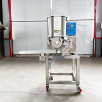 Machine automatique de formage de galettes de viande pour l'industrie alimentaire, machine industrielle de fabrication de galettes de burger à haute capacité