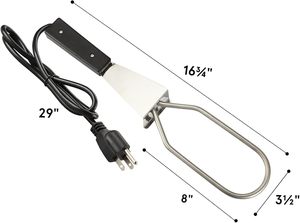 SEB Allume-feu électrique à charbon <span class=keywords><strong>de</strong></span> bois 29 pouces <span class=keywords><strong>Cordon</strong></span> d'alimentation pour barbecue Grill Fumeur Cheminée, <span class=keywords><strong>Foyer</strong></span>, Poêle Barbecue Accessoires - Product Image 2