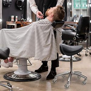 Saddle <span class=keywords><strong>Stool</strong></span> Sela ergonômica Esteticista Swivel <span class=keywords><strong>Salon</strong></span> <span class=keywords><strong>Cutting</strong></span> <span class=keywords><strong>Stool</strong></span> Chair com rodas para cozinha, salão, Spa, tatuagem, pedicure - Product Image 5