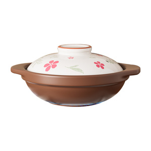 Ceramic Clay Pot 2.1-3L Heat Resistant With Lid For Gas Stove Sizzling Cooking - Product Image 3