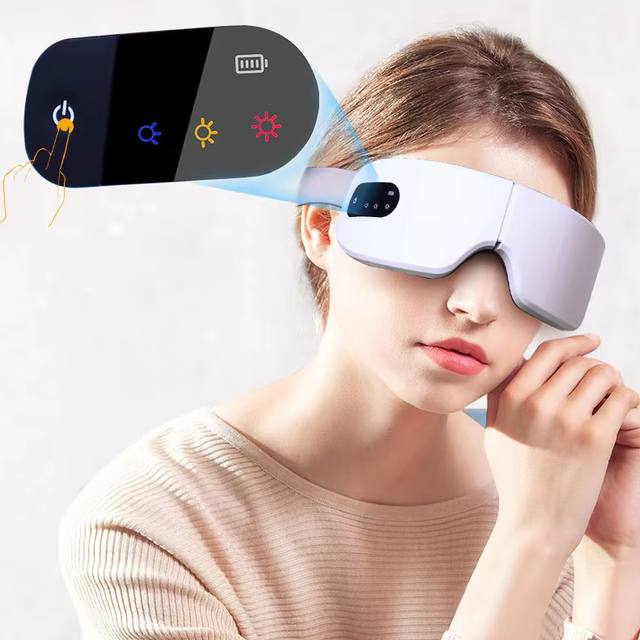 Foldable Portable Eye Care Device Household Beauty Equipment Fit Various Facial Contours, Relieve Dry Tight Eye Feeling