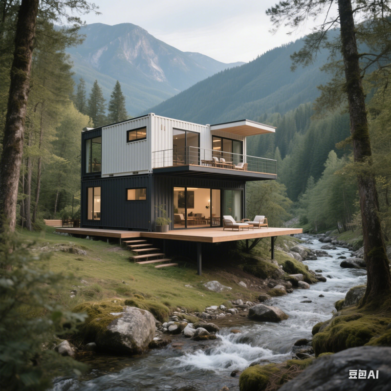 20 Feet Modern aesthetic Prefab Steel
