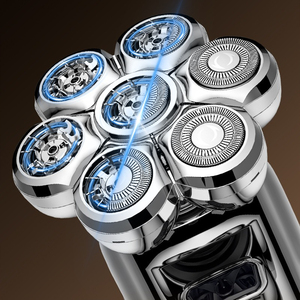 5-in-1 Multifunctional Men's Electric <b>Shaver</b> IPX6 Waterproof Magnetic Head USB Rechargeable Rotary <b>Shaver</b> for <b>Face</b> & Body Use - Product Image 2
