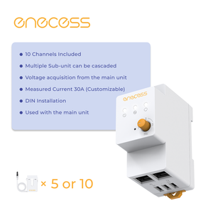 Monitor de Energía Monofásico/Bifásico/Trifásico |   Monitoreo en Tiempo Real |   Expansor de 10 Canales 30 |   Precisión Clase 1.0 - Product Image 2