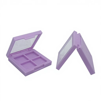 Kotak Kosmetik Kosong Portable Yanxin dari Plastik ABS Custom Tebal 3mm untuk Eyeshadow, Blush, dan Highlight