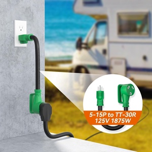 Linsheng NEMA 5-15P mâle à TT-30R femelle alimentation électrique Dogbone <span class=keywords><strong>30</strong></span> <span class=keywords><strong>ampères</strong></span> à 110 <span class=keywords><strong>adaptateur</strong></span> RV <span class=keywords><strong>adaptateur</strong></span> cordon <span class=keywords><strong>pour</strong></span> RV camping-car caravane remorque - Product Image 3